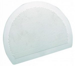 Scraper in polystyrene - semicircle