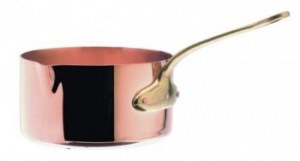 Copper sugar saucepan