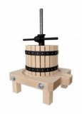 5 liter fruit press - wood and steel