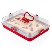 Herzberg Party Butler Cake Dome Red