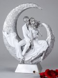 Moderne und exklusive Skulptur Liebespaar