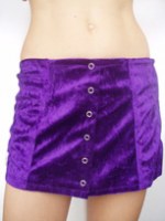 100 skirt / short  in velvet