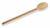 Set of 5 professional beech wood spatulas - 25 cm