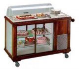 DESSERT SERVICE TROLLEY 2 DOORS