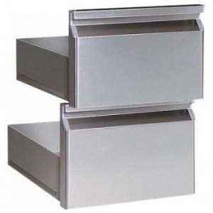 Drawer kit, 2 drawers 1/2