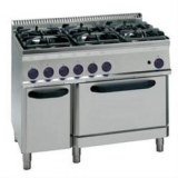 Range gas 6 burners 34.5kW