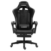 Herzberg HG-8080: Racing Car Style Ergonomic Gaming Chair Black