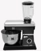 Herzberg HG-5065: 2 in 1 6.5L Stand Mixer and 1.7 Blender- 1200W Black