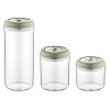 Herzberg Vacuum Storage Jar Set Gray