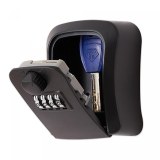 Herzberg HG-03817: New Smart Waterproof Keyless Safety Box - Black