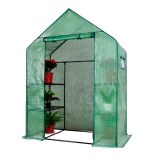 Herzberg HG-8002; Walk-In Greenhouse with Windows