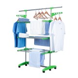Herzberg HG-5015; Moving Clothes Rack Green