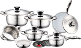 Royalty Line RL-16B; Inox Cookware Set 16pcs​