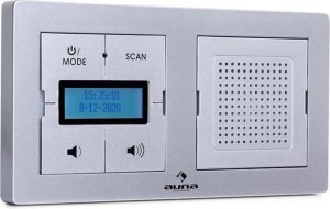 AUNA DigiPlug UP Underbuilt Radio silver