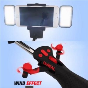 Automated Selfie Stick With Fan And Light