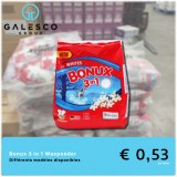 Bonux 3 in 1 White Wash Powder White Lilac 400 g / 7 Wash