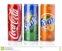 Coca-Cola, Fanta, Sprite cannete 0,33L .Assortiment de boissons dans notre entrepôt à...
