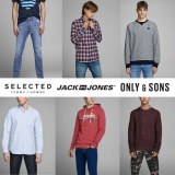 JACK & JONES/ SELECTED/ ONLY & SONS A/W MEN'S MIX - FROM 7,85 EUR/PC