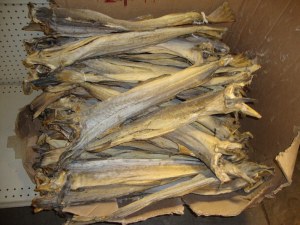 Dried stockfish