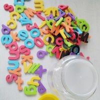 Educational Kid Toys EVA MAGNETIC LETTERS & NUMBERS 72 pcs