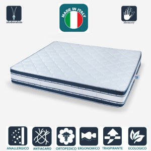 STOCK 500 MATTRESSES: THE PERFECT MATTRESS SUPERRELAX mattress 9 zones with 3D memory...
