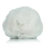 White color Carded goat Wool hair / Sheep wool / goat wool fabric