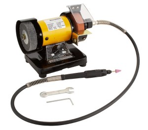 75mm/3" Mini Bench Grinder with flex shaft