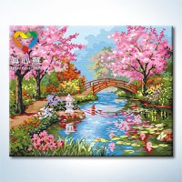 Oil painting by number kits china suply