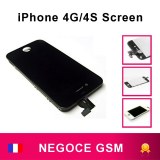 IPHONE 4G/4S TOUCH SCREEN GLASS (BLACK or WHITE) + LCD SCREEN + TOOLS