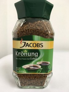 Jacobs Kronung COFFEE & instant freeze dry coffee 7oz / 200g