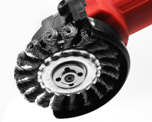 125mm Knotted Wire Wheel Brush for Angle Grinder – Steel Wire Rust Removal Brush (Actua...)