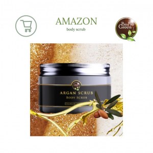 Body scrub with argan oil for producers