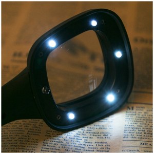 LED Light Magnifier with UV Light – Handheld Crystal Glass Lens (Actual Price on Request)
