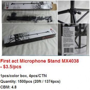 First Act Microphone stand - Stocklots