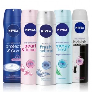 Nivea deodorant and nivea spray for sale