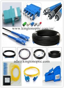 Fiber optic patch cord/pigtail/ plc splitters/connectors, adapters, attenuators factory selling