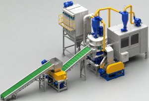 PCB Recycling Line 150–200kg/h – Circuit Board Recycling & Separation Equipment