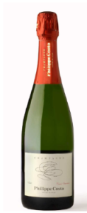 Champagne Brut Blanc De Blancs 750 ml Philippe Costa Elite GVerdi Selection Wine