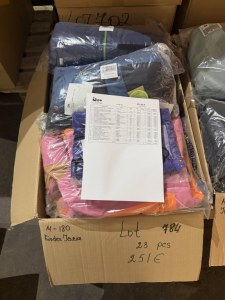 €251 for 23 Branded Kids' Jackets, Only €10.91/Piece, Category A/B/C, Approx. €2,510 Re...