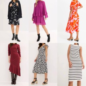 From €2.90/piece, mixed dresses from German catalogs, Category A, sizes 32-54, spring...