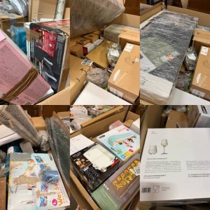 €350/pallet Mixed liquidation stock from Germany, approx. 60-70 items, household goods...