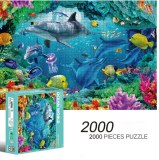 2000-Piece Animal World Jigsaw Puzzle – 70 × 100 cm (Actual Price on Request)
