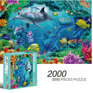 2000-Piece Animal World Jigsaw Puzzle – 70 × 100 cm (Actual Price on Request)