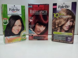 Lots of colors for hair.