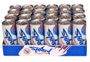 Premium Taste Shark Still Energy Drink in cans