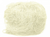 Natural white sisal fiber