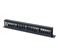 Professional 1U Metal Cable Manager — Rack-Mount Cable Organization for Data Centers ...