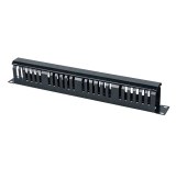 Professional 1U Metal Cable Manager — Rack-Mount Cable Organization for Data Centers ...