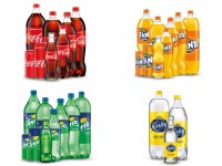Coca-Cola Fanta Sprite Kinley Drinks in PET Bottles and Cans