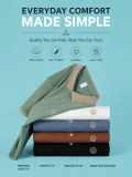 Men’s Synthetic Fibre T-Shirt – Knitted Casual T-Shirt